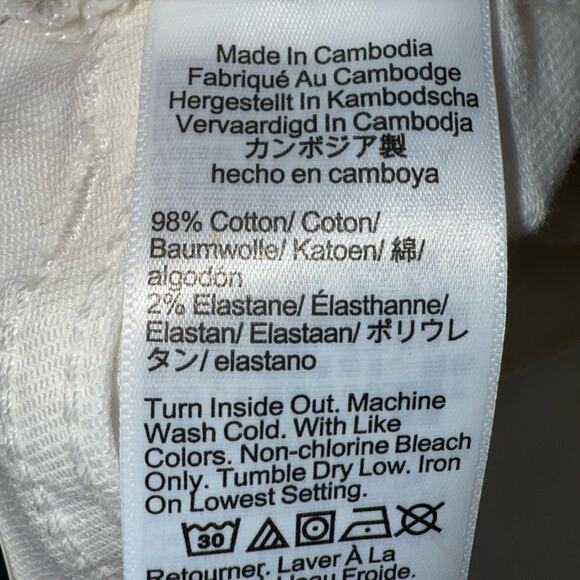 J. Crew NWT Women's Wide Leg Crop Jeans with All-Day Stretch White Sz 24P Petite - Picture 9 of 10